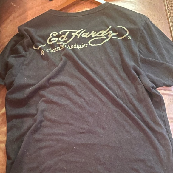 Ed Hardy Snake and Dagger T-Shirt - Picture 3 of 3